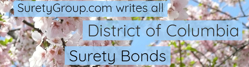 SuretyGroup.com writes all District of Columbia surety bonds
