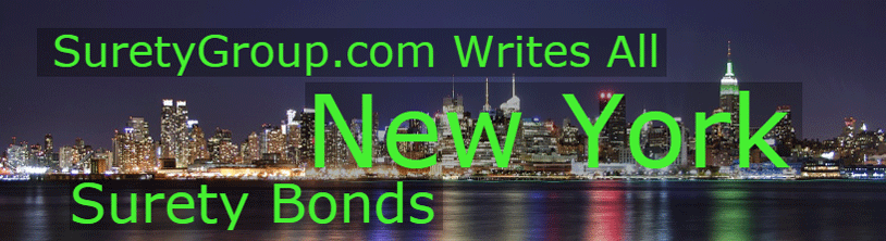 SuretyGroup.com writes all New York surety bonds