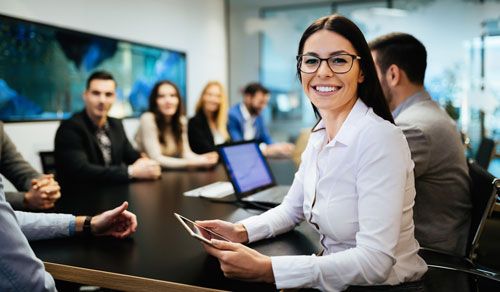 Third-party administrators in a meeting