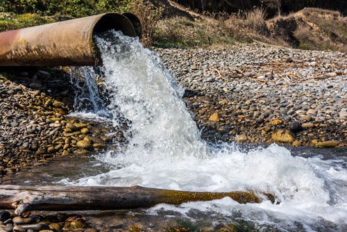 Wastewater can affect the environment